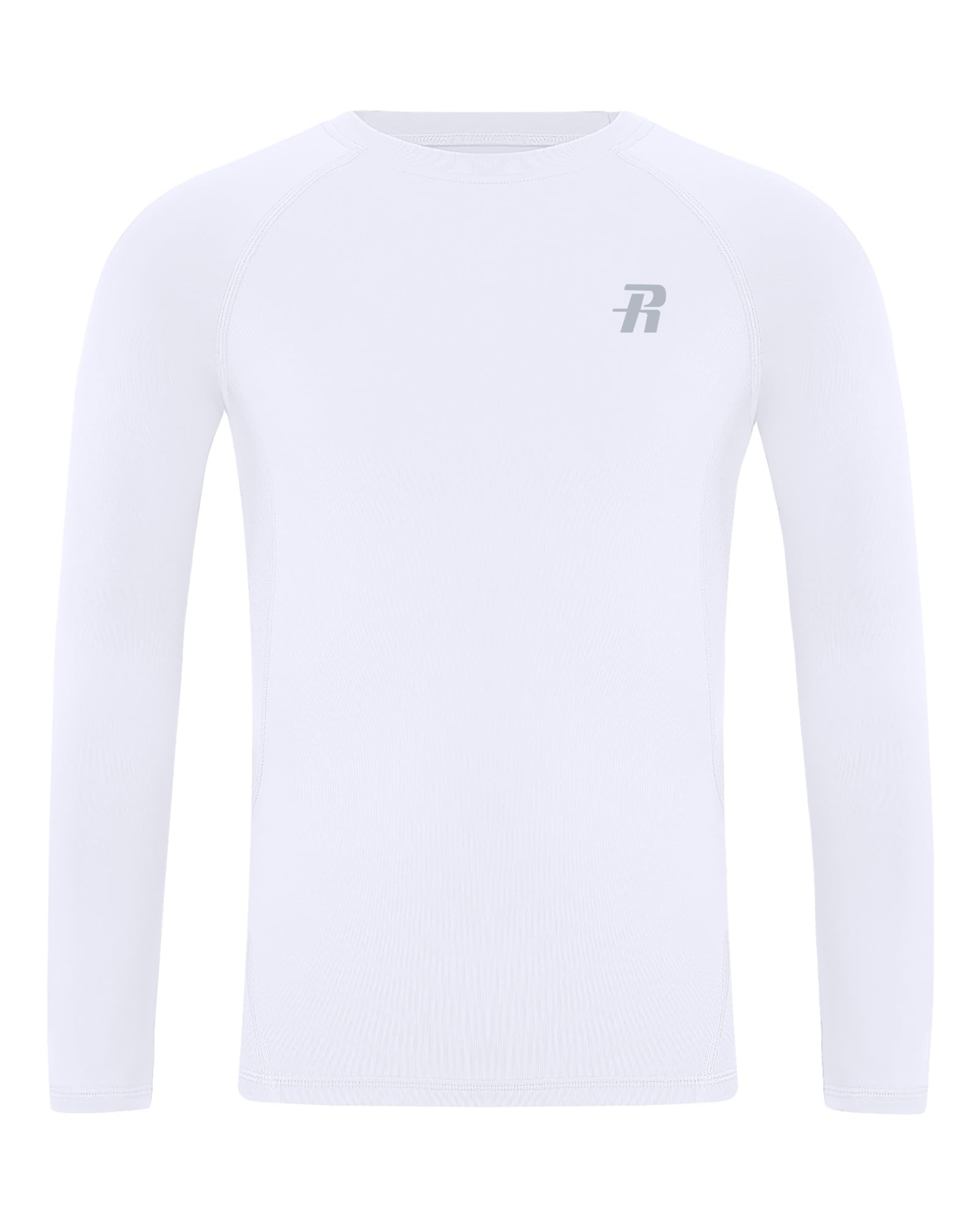 Runhit Kompressionsshirt für Jungen Langarm, 1-2 Pack Funktionsshirt Kinder mit UPF 50+, Atmungsaktives Unterziehshirt Schnell Trocknend Baselayer für Fußball & Outdoor