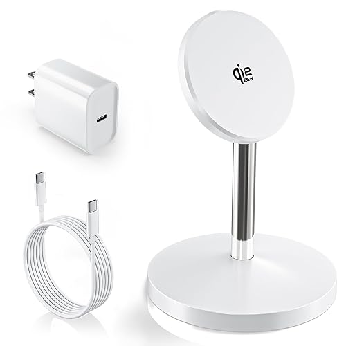Cargador inalámbrico magnético para iPhone, con certificación Qi2, cargador Mag-Safe de 25 W, soporte de carga rápida de 35 W, adaptador USB C de 6