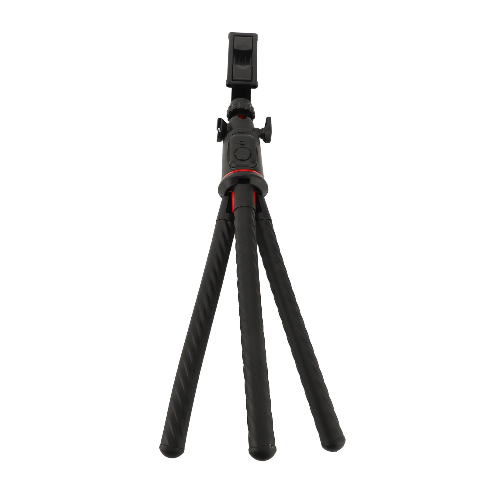 Treppiede flessibile multifunzionale per telefono per selfie live streaming, telecomando, lega di alluminio ABS stabile, portatile per foto di gruppo