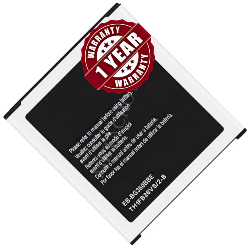 Image of Original EB-BG360CBN Battery Compatible with Samsung Galaxy J2 (2015) | J2 (2017) (SM-J200F /SM-J200G) | Galaxy Core Prime (SM-G360F /SM-G361F) - (2000mAh) - 1 Year Warranty BC45