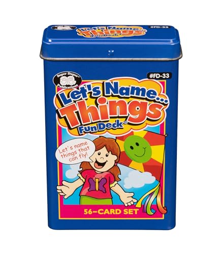 Super Duper Publications | Let's Name... Things Fun Deck Flash Cards | Educational Learning Resource for Children