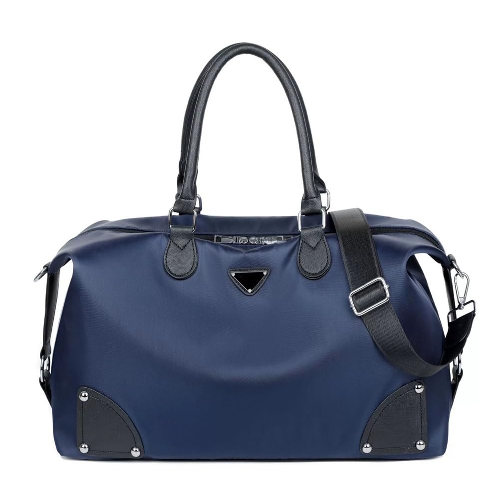 Reisetasche Sporttasche Herren Freizeit Reisetasche Umhängetasche Pendlertasche Handtasche für Männer Frauen(Blau)