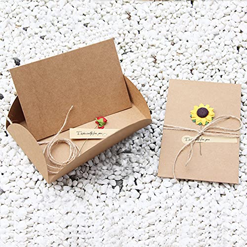 Bundel gedroogde bloemen in papier wrap naturel assortiment van 2 - Winter J-Line