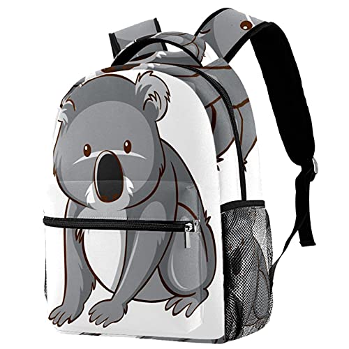 Sac à dos koala et kangourou pour garçons et filles avec poches