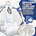 Well Sleep Pillow, 3D Good Night Pillow, 3D Pillow All-Round Neck Support Sleep, Ergonomic Headrest with Creative Micro Airball Pillow, Egg-Shaped Sleep Well Pillows Neck and Back Foam Particle-Grey