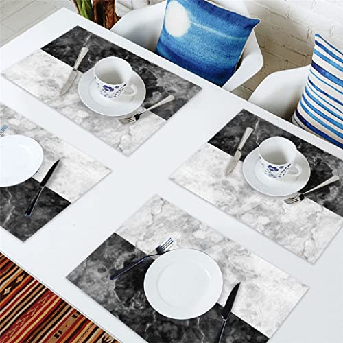 Napperons et sets de table en marbre imprimé de qualité supérieure pour décoration de maison