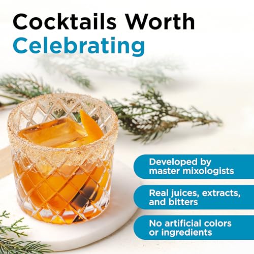 Image of Bartesian Holiday Collection 2025 Cocktail Capsules - Limited Edition Christmas Winter Seasonal Pack with Holiday Spiced Old Fashioned, Clausmopolitan, Peary Christmas, Yuletide Hurricane - 16 Pack