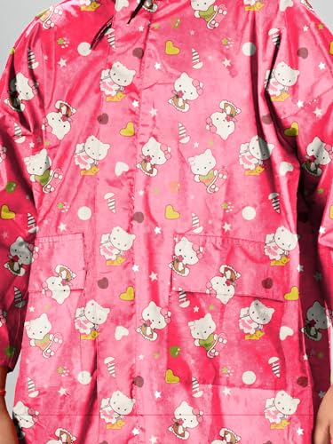 Image of LUX VENUS Boys Printed Raincoat with School Bag Cover
