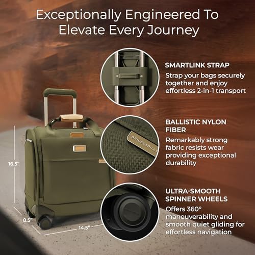 Amazon | Briggs & Rileyスピナー。, ブラック///ホワイト, 22-inch