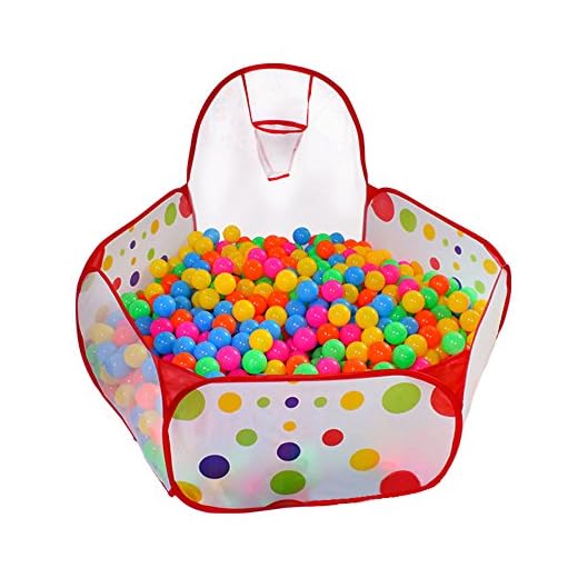 Kuuqa Ball Pit Play Tent with Basketball Hoop for Kids Toddlers Outdoor Indoor Play 4 Ft/120CM (Balls Not Included)