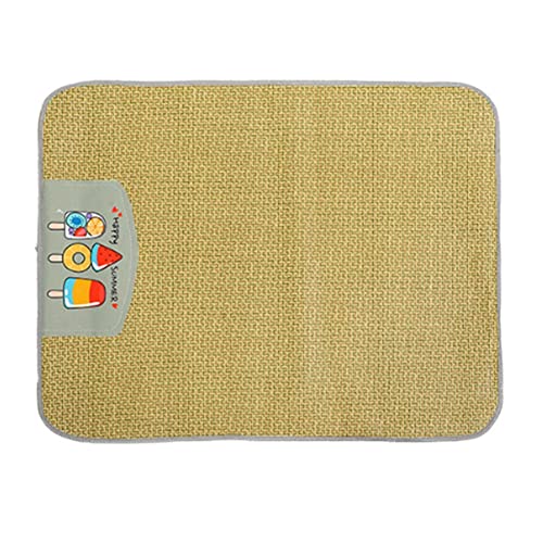 Xbsduih Caseta para perros de bambú Cooling Summer Cold Mat alfombrilla para animales domésticos 60 x 75 cm para gatos/perros alfombrilla para dormir suministros para mascotas cama