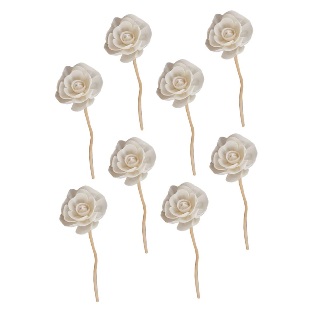 MAGICLULU 32stücke Teiliges Rattan Aromatherapie Diffuser-stäbchen Mit Trockenblumen Handgemachte Duftstäbchen Für Ätherische Öle Für Raumduft Und Entspannung