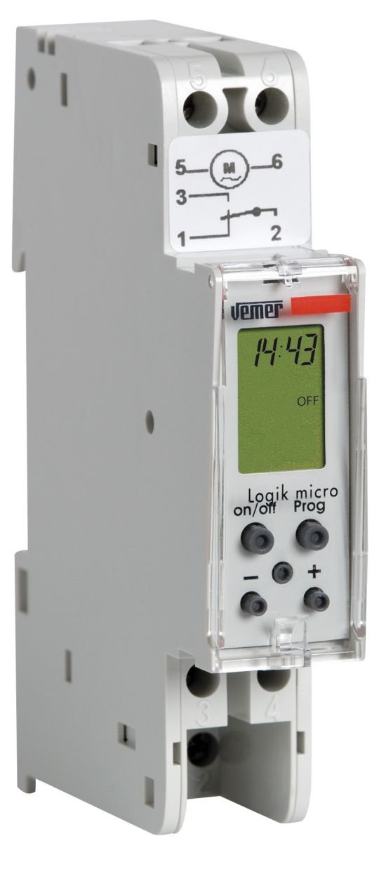 VEMER Logik Micro DW VP888200 Front, Side View און וויירינג דיאַגראַמע