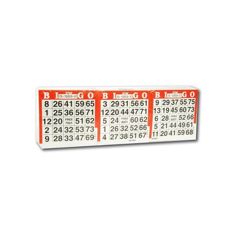 Bingokarten 10500 Blatt (7x 1500 Stück) Mega Pack