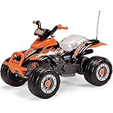 Peg Perego OR0036 - Elekto-Quad Corral T-Rex 12 Volt Gangschaltung gelb/Silber