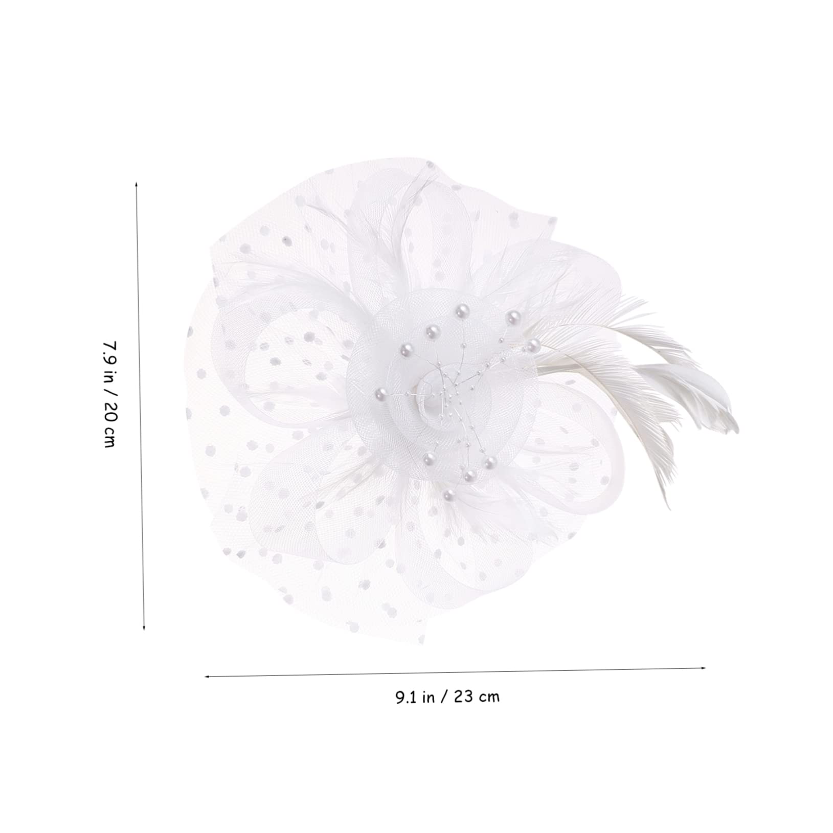 GALPADA 5sets Fascinator Elegante per Donne Cappello Cerimonia con Velo per Feste Matrimoni e Tea Party Accessori per Stile Vintage Adatto Ogni Occasione Speciale