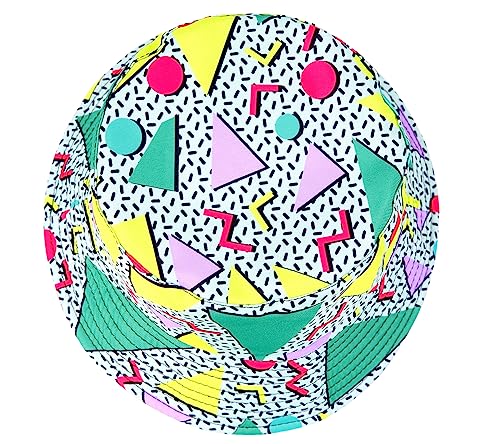 Retro 80S 90S Revsersible Bucket Hats Fashion Sun Hat Outdoor Double-Side-Wear Cap Fisherman Hat For Men And Women Vintage #TOP1