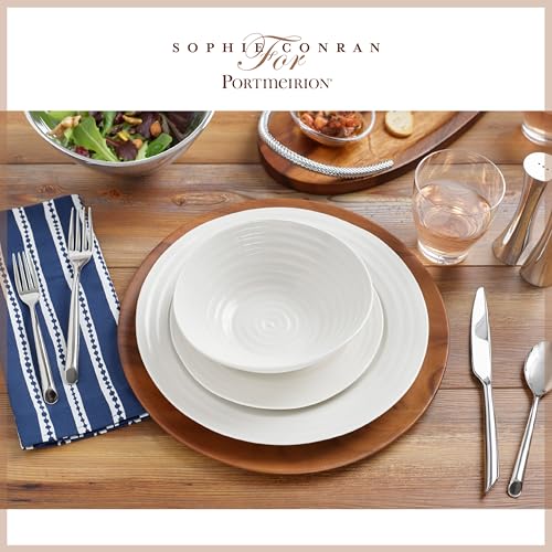 Portmeirion x Sophie Conran Porcelain Dinner Set for 4 – 12 Piece White Tableware with Plates, Bowls & Side Plates, Dinnerware for Everyday Meals and Special Occasions - Image 5