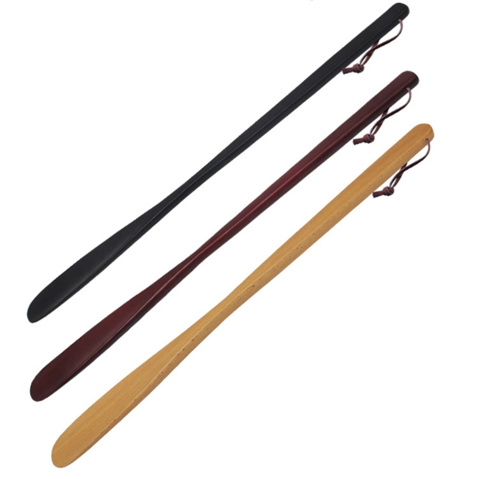Calzascarpe in legno con manico lungo professionale