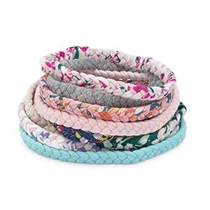 Parker Baby Girl Braided Headbands, Assorted 10 Pack of Hair Accessories for Girls -“Wildflower Set”