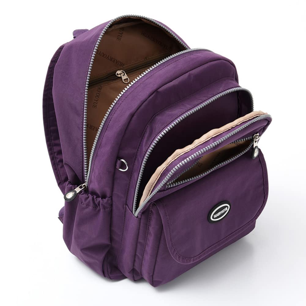 Laneko Mini sac à dos en nylon pour femme - Petit sac à dos léger - Mini sac à dos décontracté pour voyage