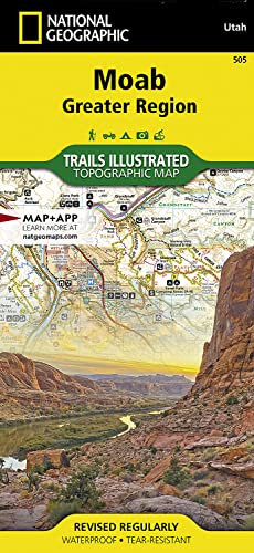 Moab Greater Region Map (National Geographic Trails...