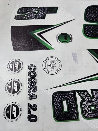 Image of Cottontail Cricket Bat Sticker & Grip Combo English Willow 4D Digital | Protection Accessories Scuff tape Ring Chevron Grip CBRA