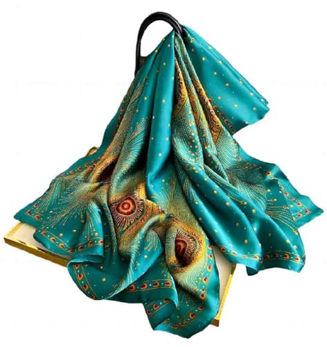 Acotavie Scarfs for Women Fashion Scarves Long Floral Pattern Scarf Headscarf Lightweight Sunscreen Shawls4