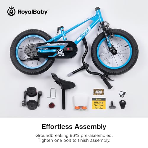 image for Royalbaby Freestyle EZ Kids Bike, Easy Learn Balancing to Biking, 18 I