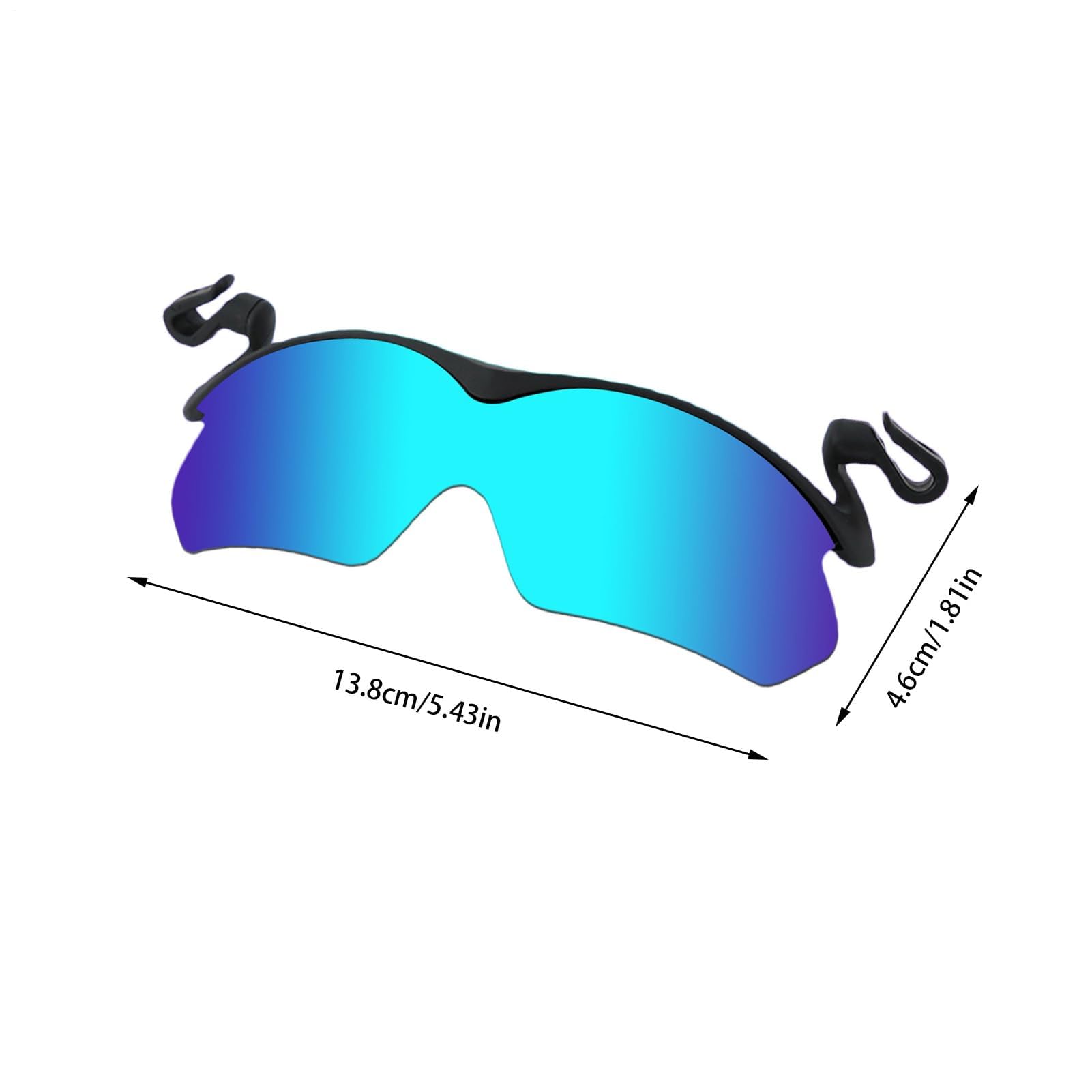 Occhiali da sole polarizzati con blocco UV, occhiali senza montatura ultra leggeri per uomini e donne, perfetti per sport all'aria aperta, ciclismo, guida, corsa e pesca