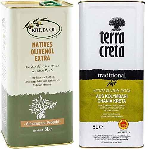 Kreta Öl - extra natives Olivenöl - 5 Liter & Terra Creta traditional g.U. - Extra natives Olivenöl aus Kolymvari / 5 Liter Cover