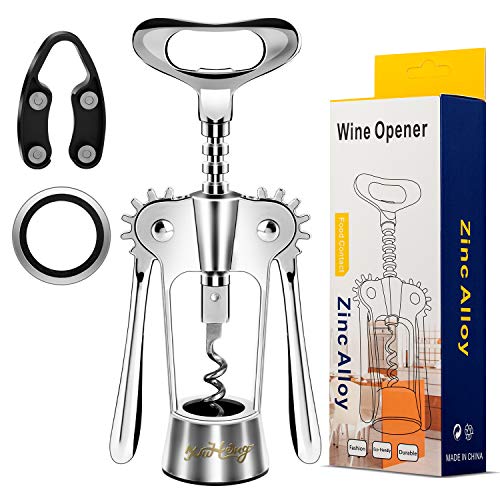 Xuheng Wing Corkscrew Multifunctional Wine Cork and Beer Cap Bottles Opener Remover With