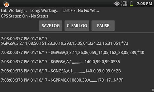 GPS Info & NMEA Logging
