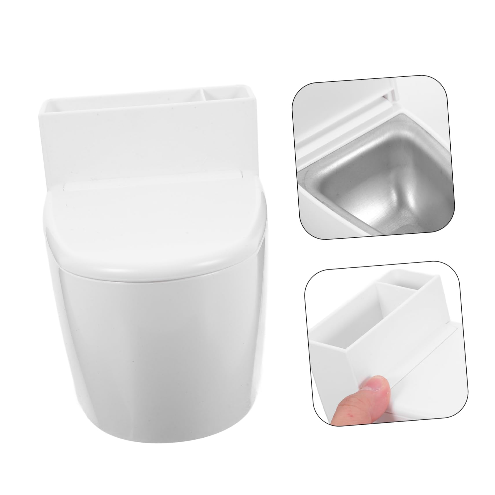 ステンレス製壁取り付け型灰皿 Amazon.co.jp: Mikinona 壁掛け式蓋付き灰皿 防風設計 ステンレス製 省