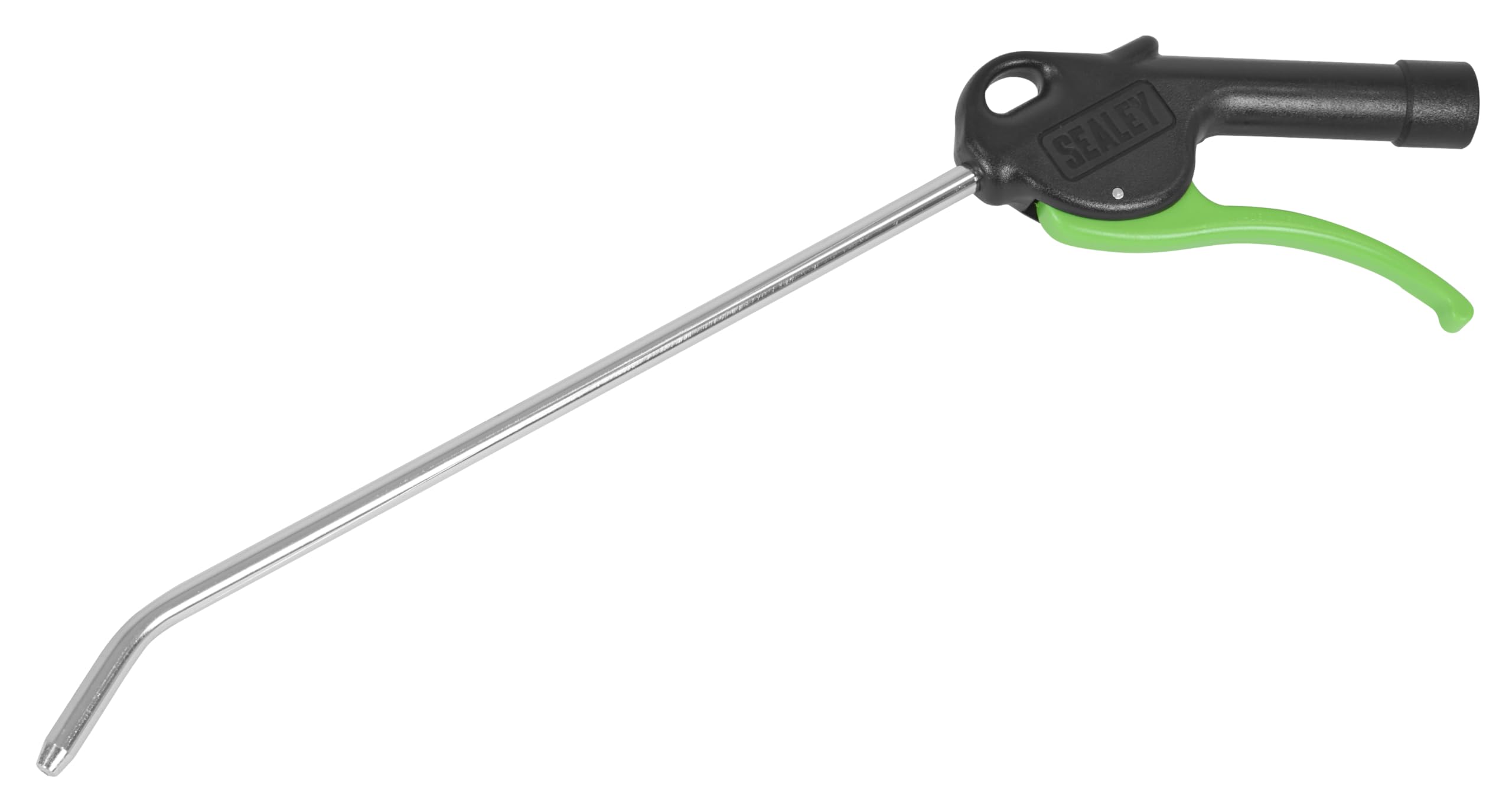 Sealey Air Blow Gun Bent Pipe 300 x 8mm With 1/4"" BSP Air Inlet Ergonomic SA9231