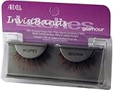Ardell Invisibands False Eyelashes - Wispies Brown (Pack of 4)