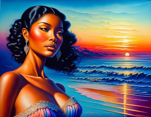 Peinture sur toile haut de gamme GerRit Perpetual Dawn - Impression d'art 58x90cm