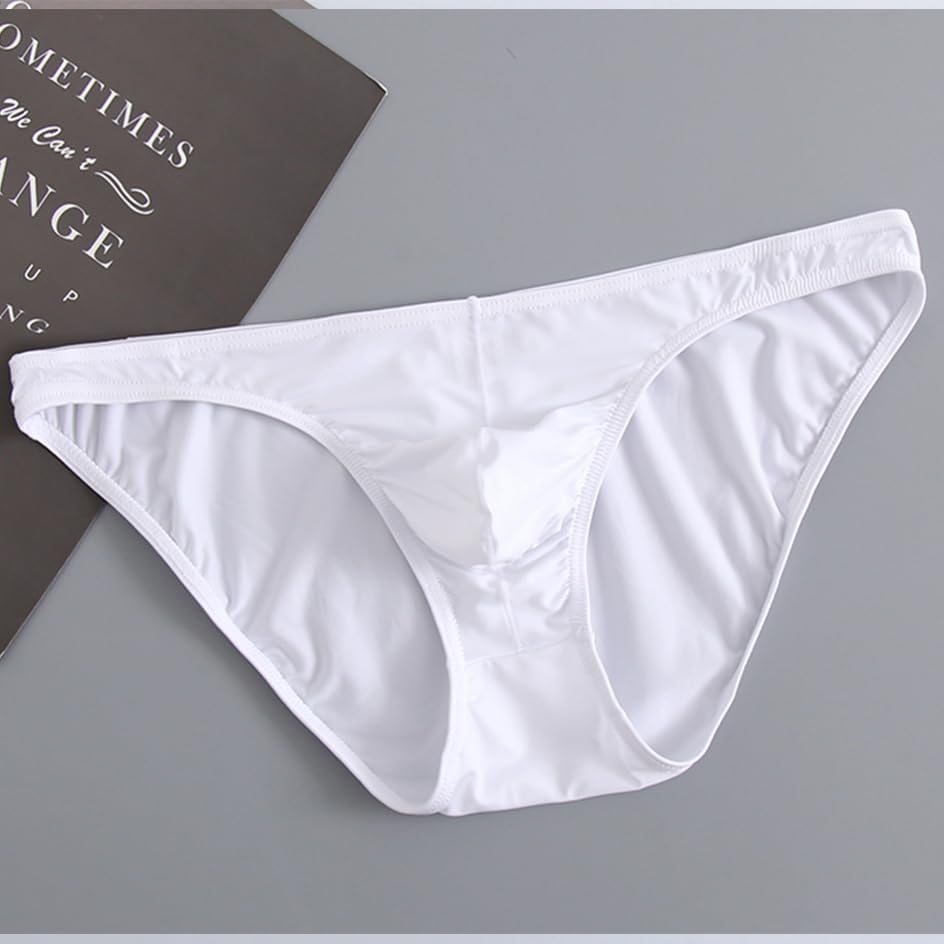 Briefs for Men Pack Quick-drying Underwear Men's Boxers Briefs ice silk Sexy breathable thin Pack Pouch Convex bulge - Image 5