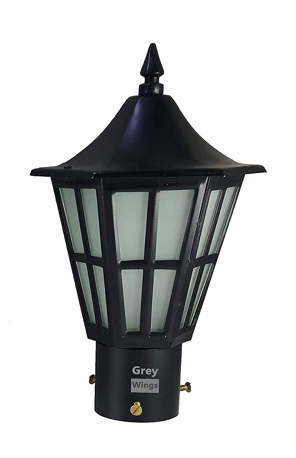 Keyplus Hurricane Outdoor Gate/Pillar/Garden Light, Black, Small, Pack of 1 (B09CLJTFK4) Amazon Price History, Amazon Price Tracker