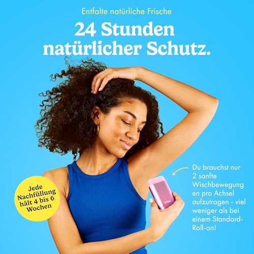 Wild - Natürliches nachfüllbares Deo - Fresh Cotton & Sea Salt Nachfüllpackung 3er-Pack - Vegan und umweltfreundlich - Aluminiumsalzfrei - Lang anhaltender Schutz - Natürlich - 3x 40g