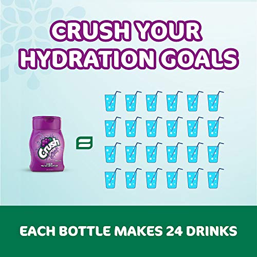 Image of Crush, Grape, Liquid Water Enhancer - New, Better Taste! (4 Bottles, Makes 96 Flavored Water Drinks) - Sugar Free, Zero Calorie
