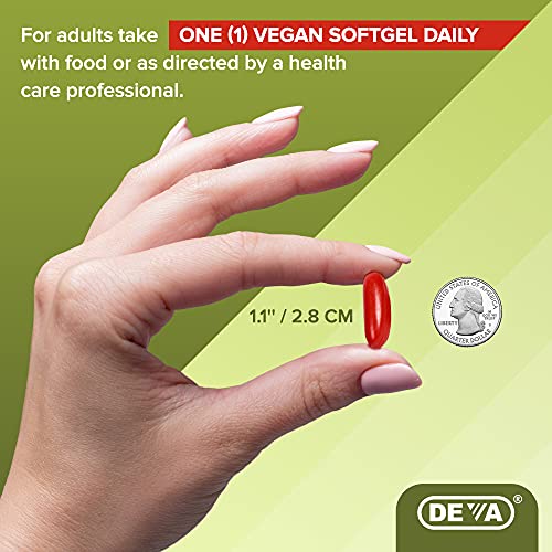DEVA Vegan DHA-EPA / 500 mg Potency/Carrageenan-Free - Image 5