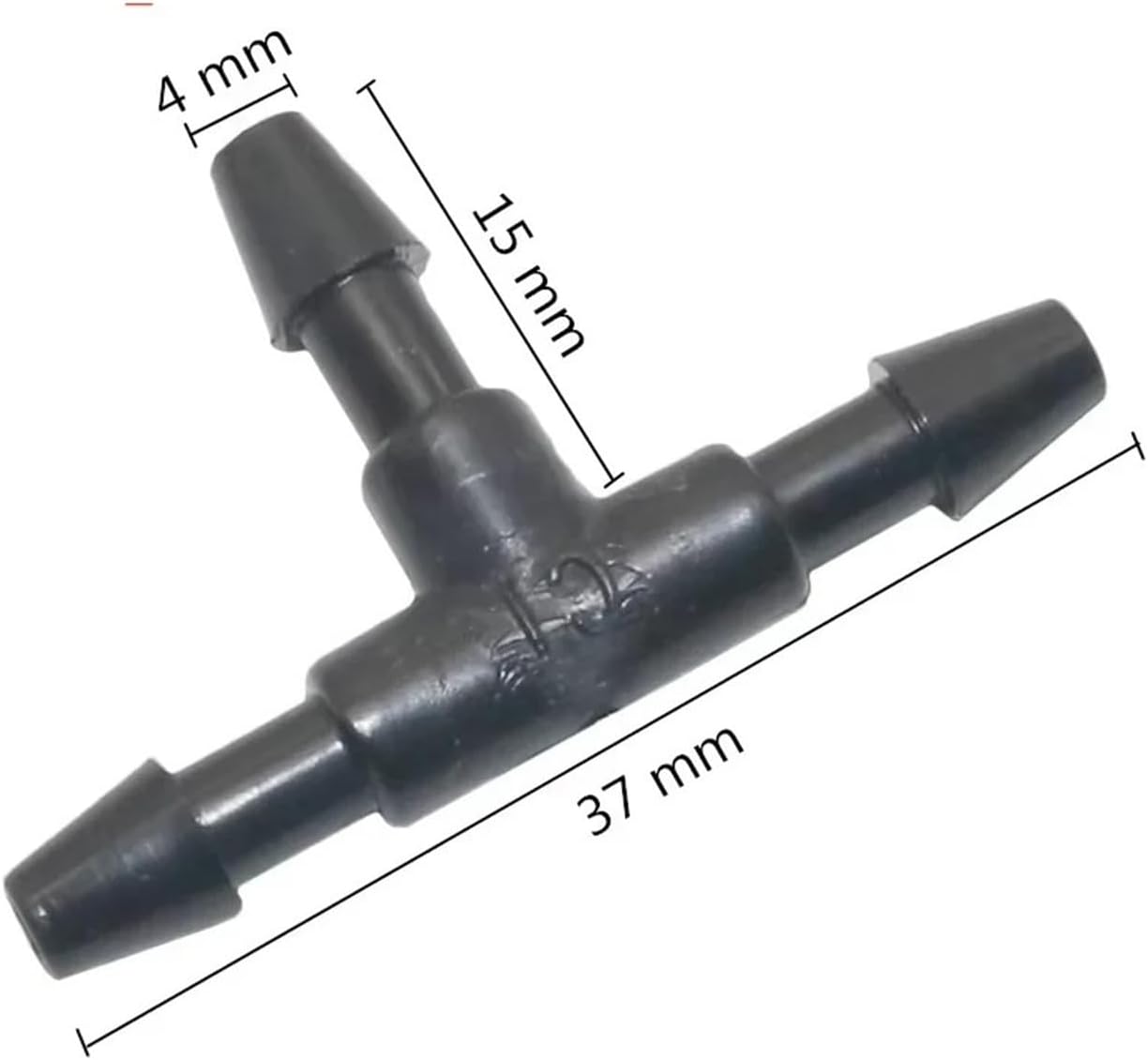 Equal Barbed 3-Way Tee Connector For Inner Diameter 3mm Hose Connection Water Pipe Fittings 1Pcs