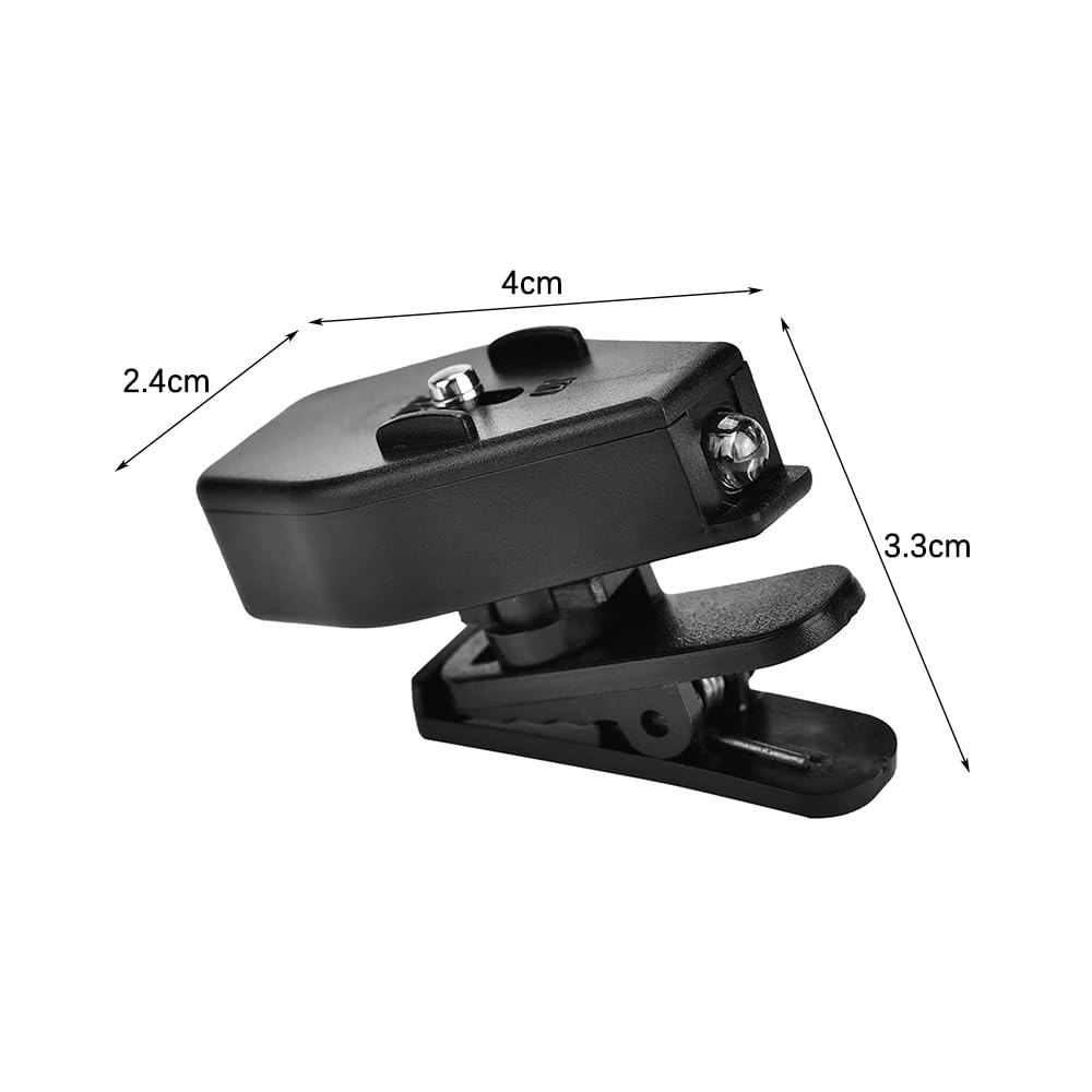 2 Luces LED para Gafas con Clip, Mini Faros Delanteros para Lectura Nocturna, Pesca, Mantenimiento de Equipos