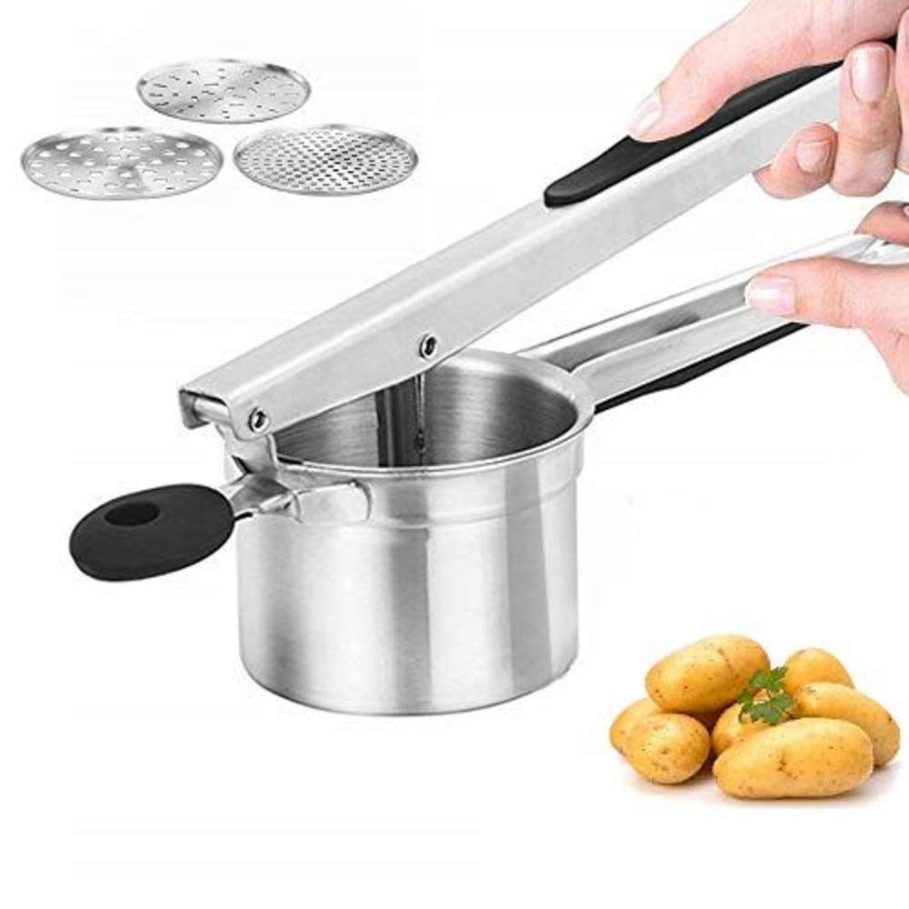 Buy Potato Ricer Set with 3 Interchangeable Discs (Fine, Medium, Coarse