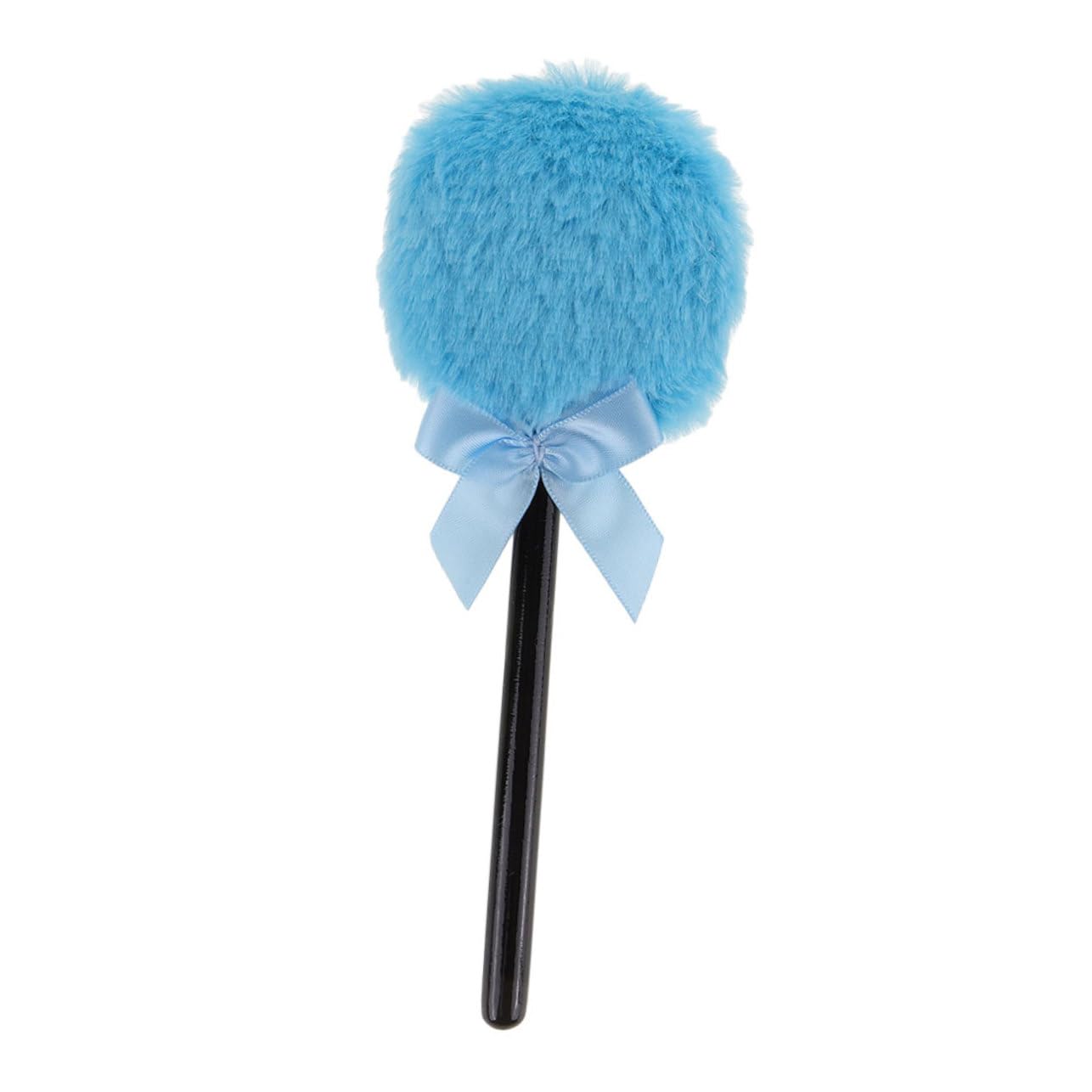PartyKindom Lollipop Shaped Makeup Puff with Long Handle Soft and Fluffy Body Powder Applicator for Women for Loose Powder Sweat Absorption for Gentle Skin Care