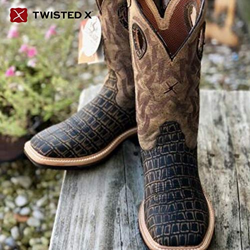 Image of Twisted X Men's 6 inch Work Oblique Toe Boot with CellSole comfort footbed