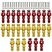 Foosball Men - 26x Rod Foosball Player Figures, Small Doll Statues for Foosball Table Components, Replacement Parts for Football Machine Accessories