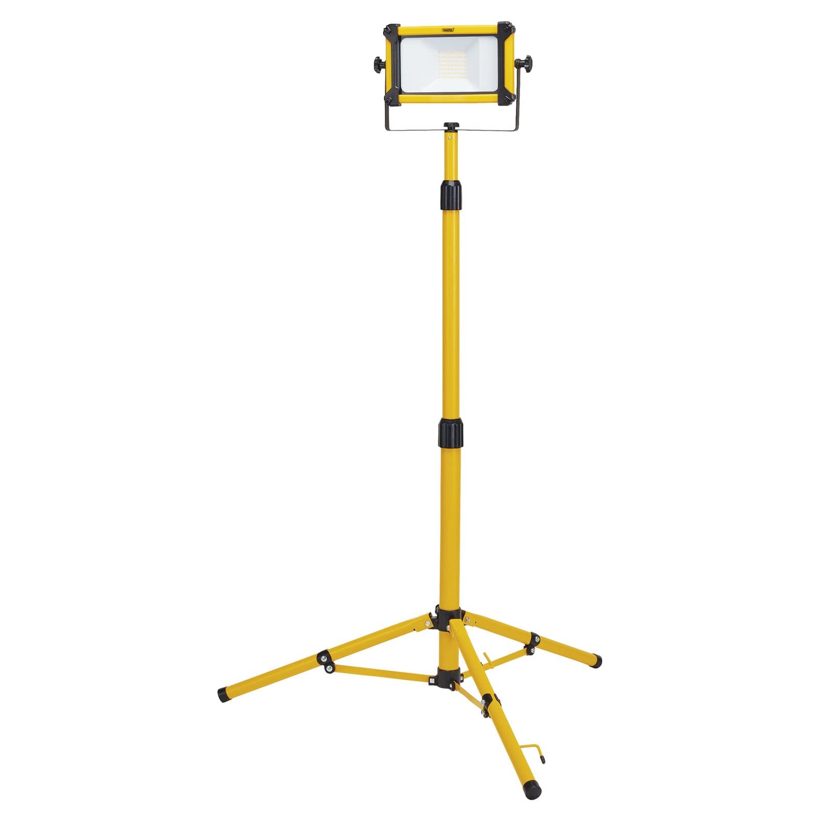 Draper 230V SMD LED Tripod Site Light 50W 5500 Lumens Adjustable Work Lamp