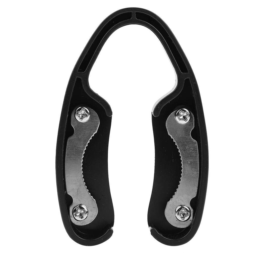 Taglierina facile della carta della stagnola della lama apri del vino per le bottiglie di vino Opener dell'involucro della latta(black)